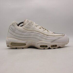 Nike Air Max 95 Essential Shoes Men's Size 12 White Grey Fog Retro Athletic Run